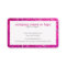 Elegant Pink Glitter Beautician Business Card 2