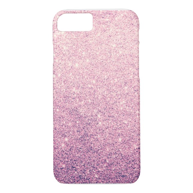 Elegant Pink Glitter Luxury iPhone 7 Case (Back)