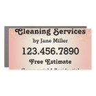 Elegant Pink Gold Cleaning Service Advertisement