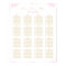 Elegant Pink Gold Floral Peony Wedding Seating