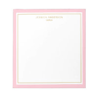 Elegant Pink Gold Personalized