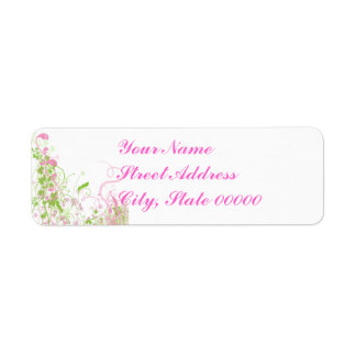 Elegant Pink & Green Florals & Swirls