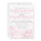 Elegant Pink Grey Floral Peony Wedding