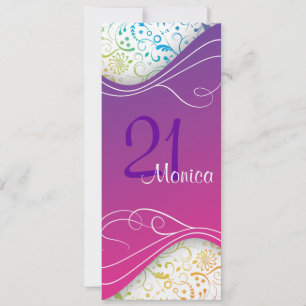 Elegant Pink Invitation