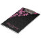 Elegant Pink Metall Lace Black Damasks