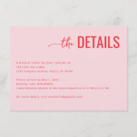 Elegant Pink Minimalist Details