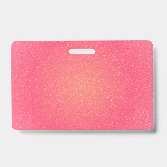 Elegant Pink Name Badge (Front)