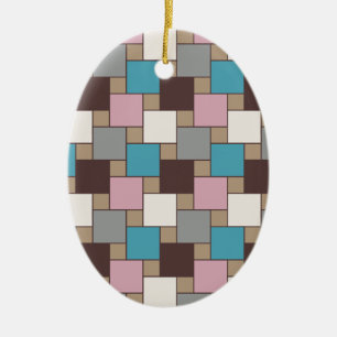 Elegant Pink Nectar Ceramic Ornament