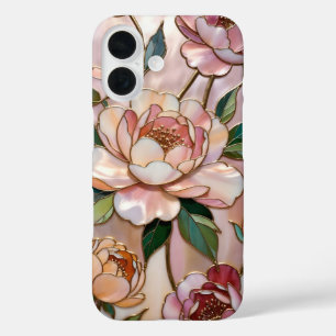 Elegant Pink Peony iPhone Case Romantic Floral