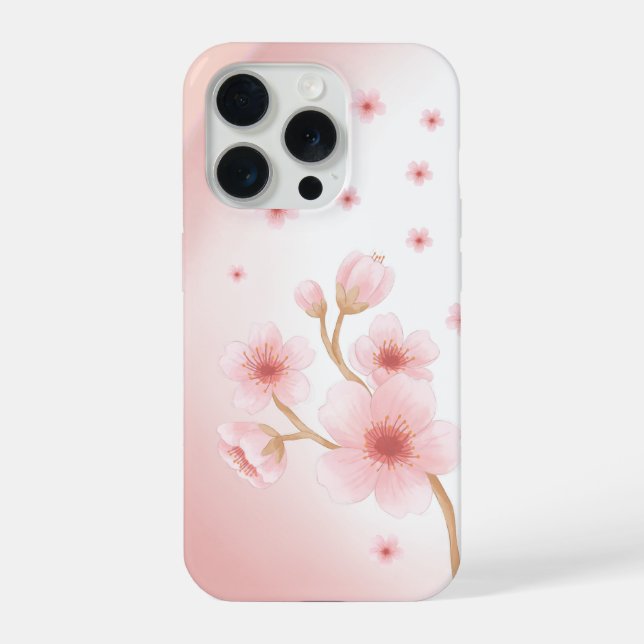 Elegant Pink Phone Wallet iPhone Case (Back)