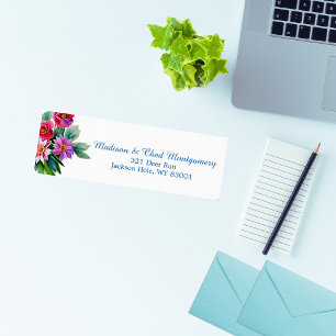 Elegant Pink Purple Floral