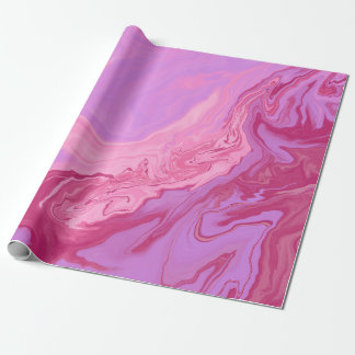 elegant pink purple marbled chic pattern wrapping paper