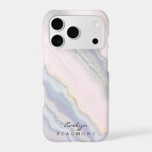Elegant Pink Purple Pastel Marble Customizable