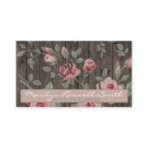 Elegant Pink Roses on Rustic Wood Background