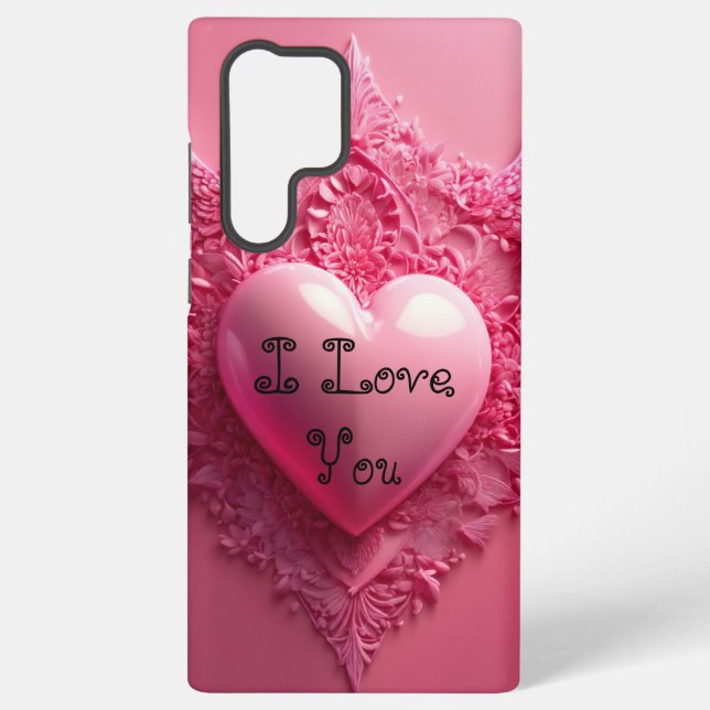 "Elegant Pink Samsung Galaxy S22 Ultra Case" Samsung Galaxy S22 Ultra Case (Back)