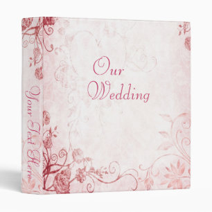 Elegant Pink Vintage Photo Album Binder
