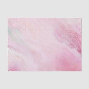 Elegant Pink Watercolor Agate Pattern Tissue Pape Tissue Paper