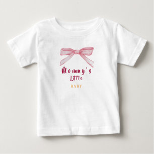 Elegant Pink Watercolor Baby Shower T-Shirt