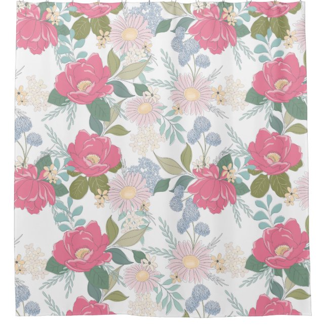 Elegant Pink Watercolor Floral (Front)