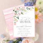 Elegant Pink Watercolor Floral Bridal Shower