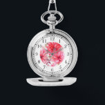 Elegant Pink Watercolor Floral Stylish Chic Womans Watch<br><div class="desc">Elegant Pink Watercolor Floral Stylish Chic Womans Watches features an elegant pink watercolor floral. Created by Evco Studio www.zazzle.com/store/evcostudio</div>