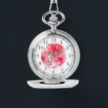 Elegant Pink Watercolor Floral Stylish Chic Womans Watch<br><div class="desc">Elegant Pink Watercolor Floral Stylish Chic Womans Watches features an elegant pink watercolor floral. Created by Evco Studio www.zazzle.com/store/evcostudio</div>