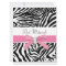 Elegant Pink Zebra Bat Mitzvah