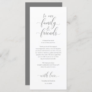 Elegant Place Setting Dinner Party Thank You Card
