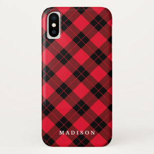 Elegant Plaid   iPhone X Case