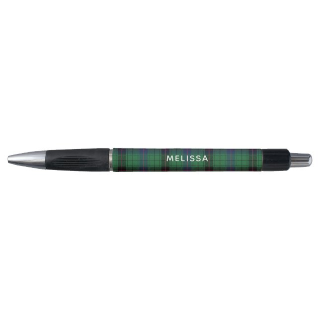 Elegant Plaid Davidson Festive Rustic Pen (Front)