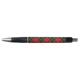Elegant Plaid Kerr Red Green Tartan Pen