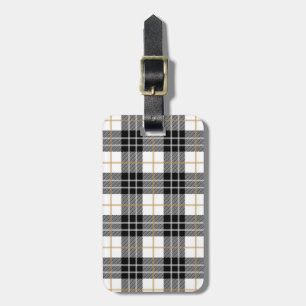 Elegant Plaid  Luggage Tag