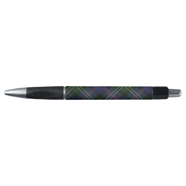Elegant Plaid Rustic Clan Sutherland Tartan Pen (Front)