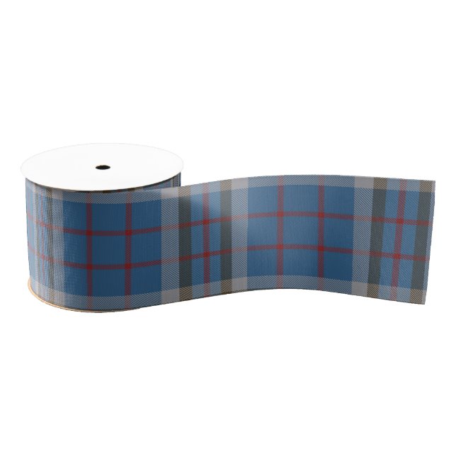 Elegant Plaid Rustic Thompson Tartan Grosgrain Ribbon (Spool)