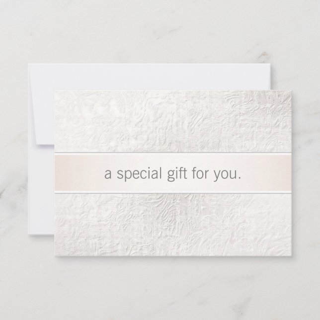 Elegant Plain Crape paper FAUX Copper Stripe (Front)