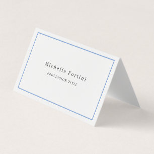 Elegant Plain Minimalist Business Card