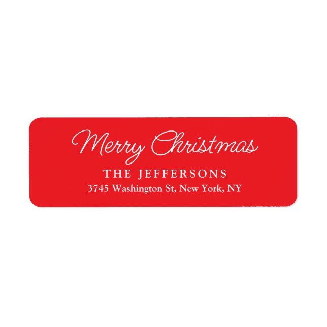 Elegant Plain Minimalist Modern Holiday Season (Front)