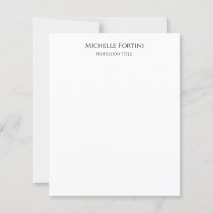 Elegant Plain Simple Minimalist Paper Sheet