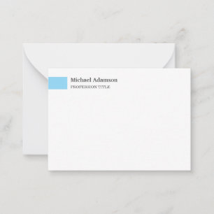 Elegant Plain Simple Minimalist Profile Card