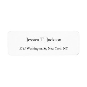 Elegant Plain Simple Professional