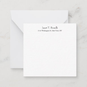 Elegant Plain Simple Professional Card