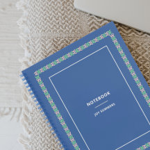 Élégant planificateur de Carnet bleu