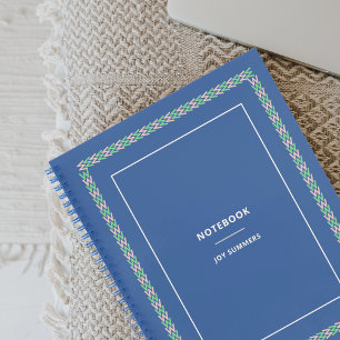 Élégant planificateur de Carnet bleu