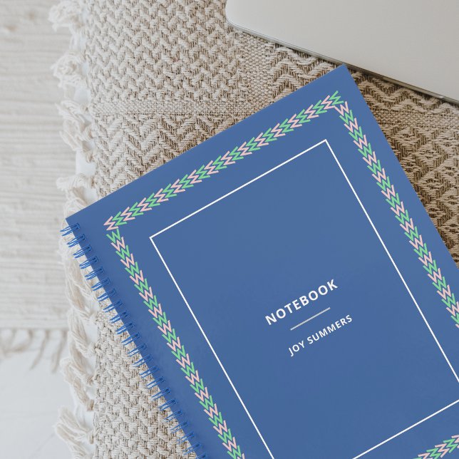 Élégant planificateur de Carnet bleu (Créateur téléchargé)