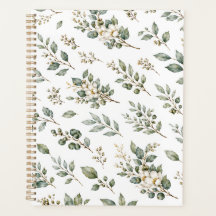 Élégant Planner Botanique Eucalyptus