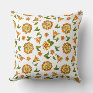 Élégant Plante Feuille Coussin de design