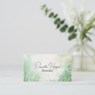 Elegant Plants/Botany/House Plants/Nature Business Card