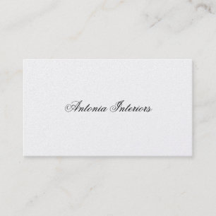 Elegant Platinum Business Card