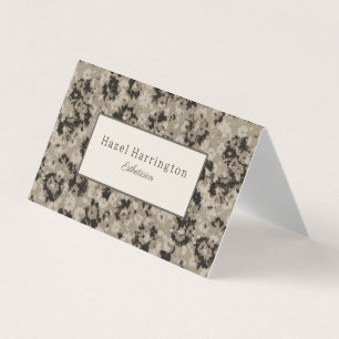 Élégant plié Carte de visite moderne Abstrait