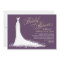 Elegant Plum and Gold Wedding Gown Bridal Shower